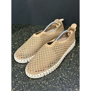 Ilse Jacobsen Khaki Tulip Slip On